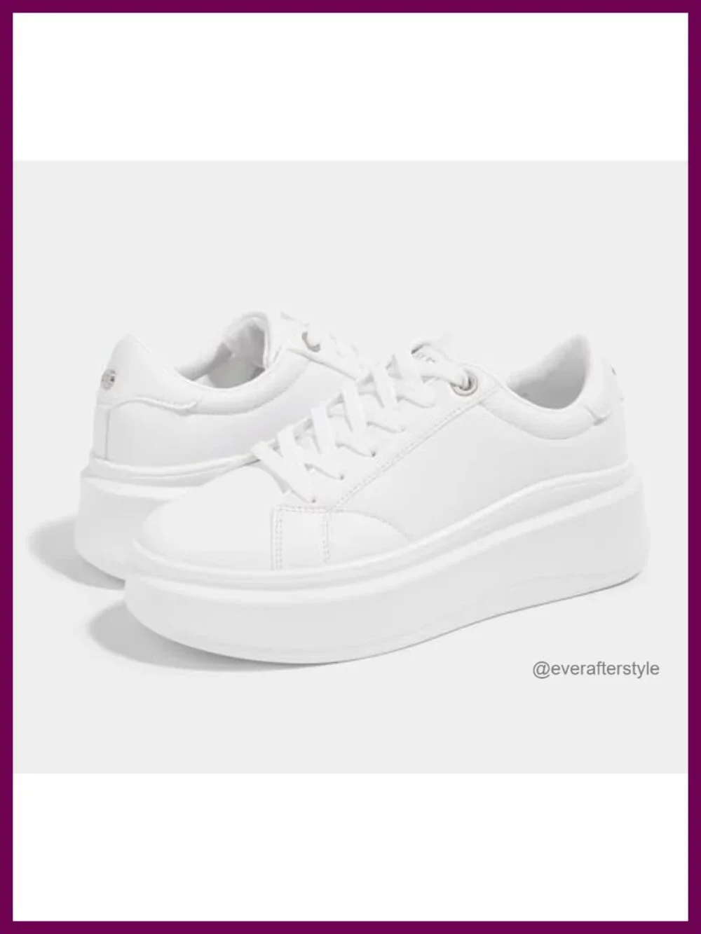 LUCKY STEP Women's Platform Fashion Sneakers Thick Sole